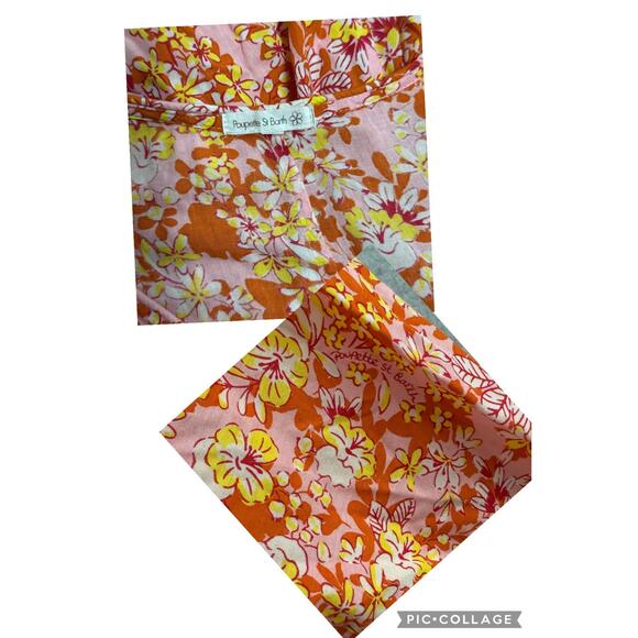 Poupette St Barth Ilona Pink Sweet Bell Floral Long Sleeve Boho Resort Sun Dress - Picture 9 of 11